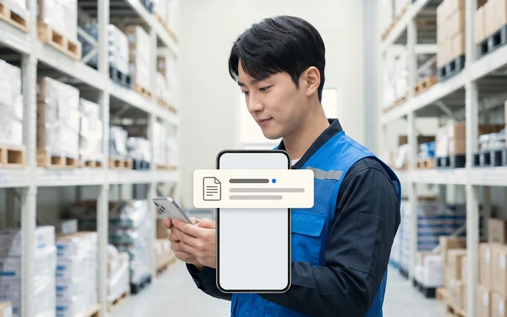 제조·유통 모바일 팩스 수신